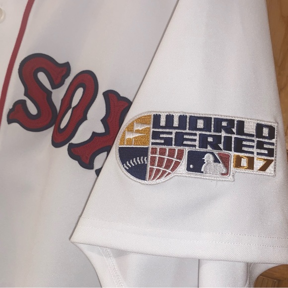 Red Sox Baseball ELLSBURY JERSEY Genuine Merch Maj 07 World Series MLB XL - Picture 10 of 15